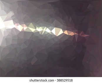 Light on gray purple low poly pattern background (soda light style)