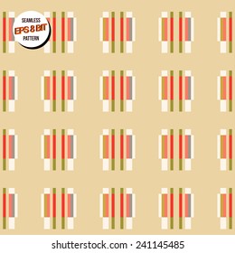 Light orange 8-bit vector background. Seamless pattern.