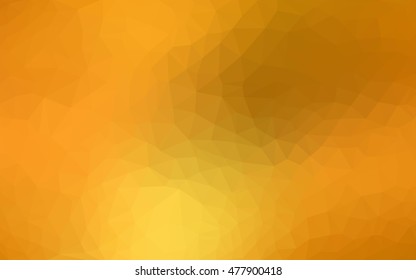 Light orange abstract mosaic background. An elegant bright illustration with gradient. A new texture for your design.