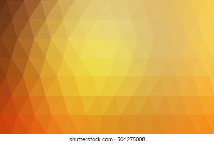 Light orange abstract mosaic background. Colorful illustration in abstract style with gradient. A new texture for your design.