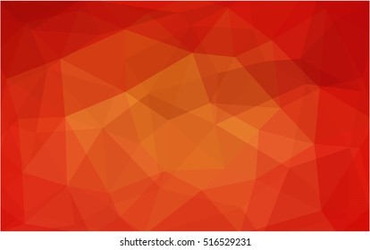 Light orange abstract mosaic background. Creative illustration in halftone style with gradient. The elegant pattern can be used as part of a brand book.