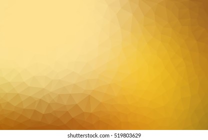 Light orange abstract mosaic background. Glitter abstract illustration with an elegant design. Brand-new design for your business.