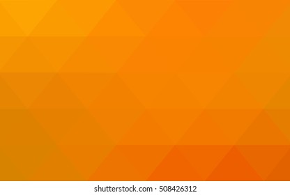 Light orange abstract polygonal background. Colorful abstract illustration with gradient. A completely new design for your business.