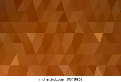 Light orange abstract polygonal template. Shining colored illustration in a brand-new style. The completely new template can be used for your brand book.