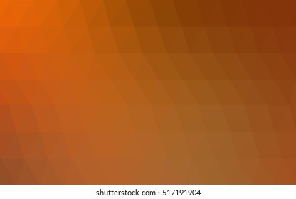 Light orange abstract polygonal template. A vague abstract illustration with gradient. A completely new template for your business design.