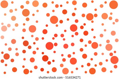 Light Orange abstract seamless pattern with circles. Geometry pattern for fabric. Textile background. Stock vector.