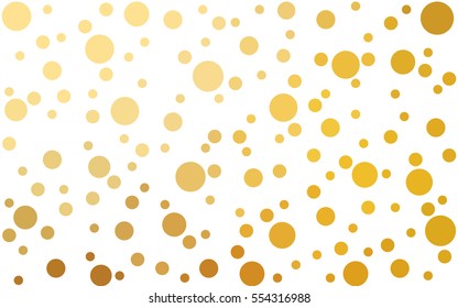 Light Orange abstract seamless pattern with circles. Geometry pattern for fabric. Textile background. Stock vector.