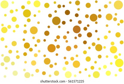 Light Orange abstract seamless pattern with circles. Geometry pattern for fabric. Textile background. Stock vector.