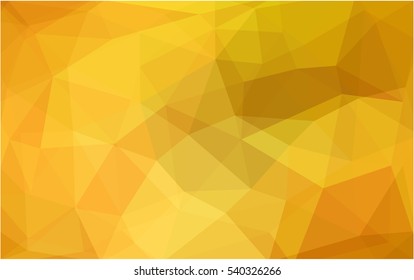 Light Orange abstract textured polygonal background. Vector blurry triangle design. Pattern can be used for background.
