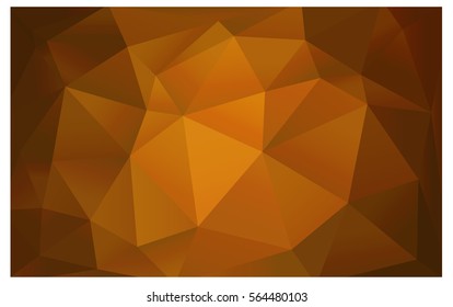 Light Orange abstract textured polygonal background. Vector blurry triangle design. Pattern can be used for background.