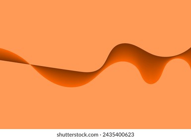 Hellorangefarbener Hintergrund mit schönem Muster für Hintergrundkarte, Poster, Illustration, Vorlage, Tapete, Präsentation und andere