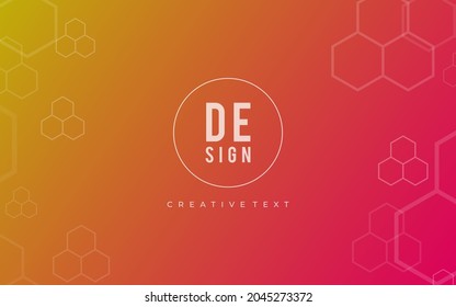 Light orange background, random minimalist abstract illustration vector for logo, card, banner, web and printing.