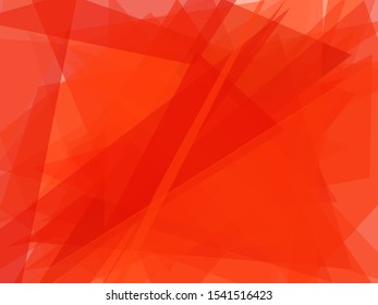 Light orange background with translucent shapes of different shapes. Abstract backdrop for layouts, for various purposes. Geometric texture. Dynamic, modern style. Mosaic, stained glass pattern. 