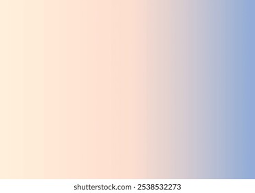 Fondo de degradado lineal de naranja claro a azul
