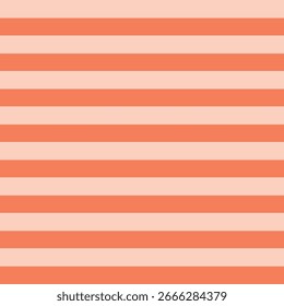 Light orange and orange bold horizontal stripe seamless pattern background