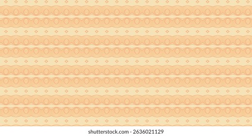 Light Orange Ethnic-Inspired Repeating Pattern Design