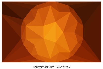 Light Orange modern geometrical abstract background. Texture, seamless background. Geometric background in Origami style with gradient. 