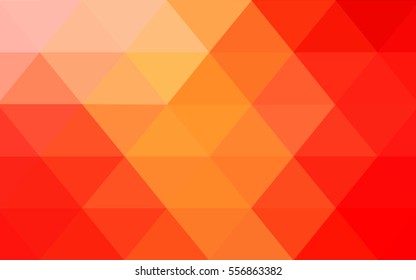 Light Orange modern geometrical abstract background. Texture, seamless background. Geometric background in Origami style with gradient. 