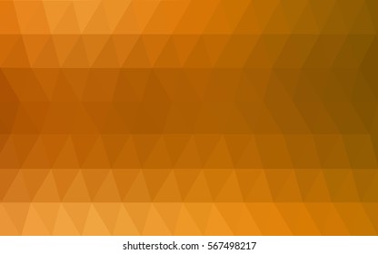 Light Orange modern geometrical abstract background. Texture background. Geometric background in Origami style with gradient. 