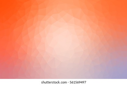 Light Orange Pattern. Seamless triangular template. Geometric sample. Repeating routine with triangle shapes. Seamless texture for your design. Pattern can be used for background.