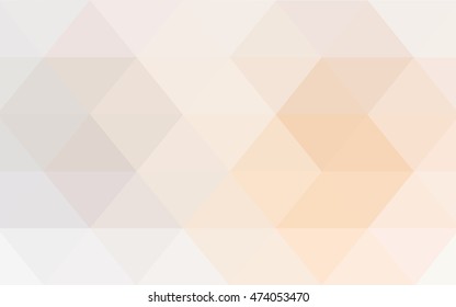 Light orange polygonal background. Brand-new colored illustration in blurry style with gradient. Brand-new design for your business.