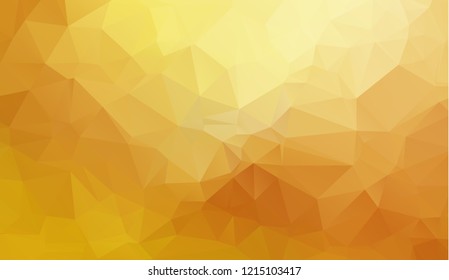 Light Orange polygonal illustration, which consist of triangles. Geometric background in Origami style with gradient. Triangular design for your business