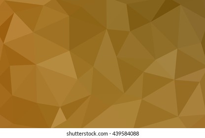 Light orange polygonal illustration, which consist of triangles. Triangular design for your business. Geometric background in Origami style with gradient.