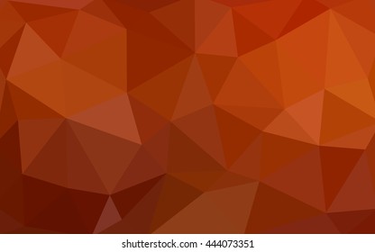 Light orange polygonal illustration, which consist of triangles. Triangular design for your business. Geometric background in Origami style with gradient.