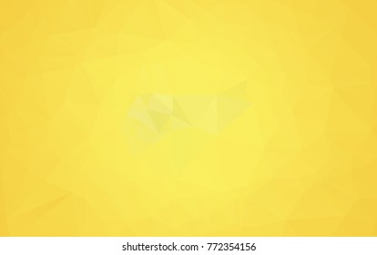 Light Orange polygonal illustration, which consist of triangles. Geometric background in Origami style with gradient. Triangular design for your business