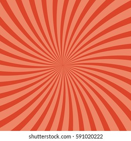 light orange Swirling radial pattern background with vector illustration design
