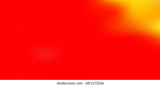 Patrón de desenfoque abstracto del vector de naranja claro. Ilustración colorida con gradiente en estilo de medio tono. Diseño moderno para tus aplicaciones.