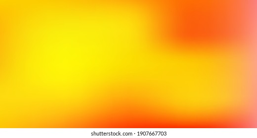 Light orange vector abstract blur texture. Modern elegant blur illustration with gradient. Your business gesign.