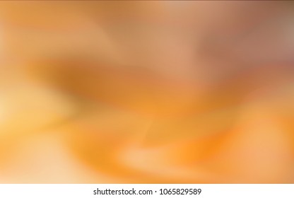 Light Orange vector abstract blurred layout. A vague abstract illustration with gradient. The template can be used as a background of a cell phone.