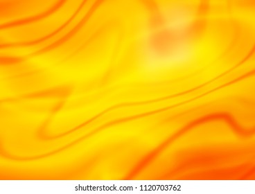 Light Orange vector abstract blurred wave background. A completely new color illustration in a vague style. The best blurred design for your business.