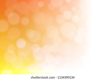 Light Orange vector abstract blurred template. Creative illustration in halftone style with gradient. A new texture for your design.