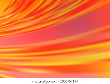Light Orange vector abstract blurred background. A completely new color illustration in a bokeh style. A completely new template for your design.