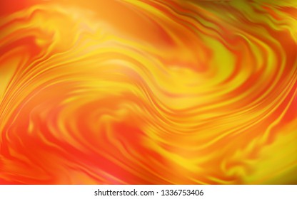 Light Orange vector abstract blurred layout. Creative illustration in halftone style with gradient. Elegant background for a brand book.