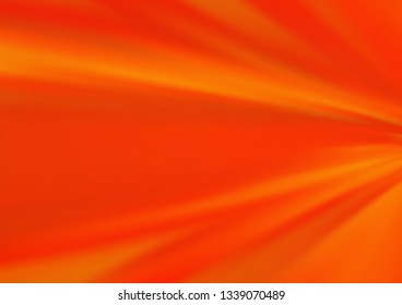 Light Orange vector abstract blurred template. Colorful abstract illustration with gradient. The elegant pattern for brand book.