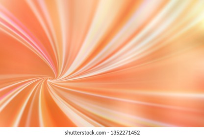 Light Orange vector abstract blurred background. Glitter abstract illustration with gradient design. New design for your business.
