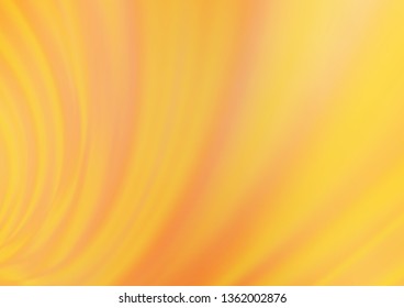 Light Orange vector abstract blurred template. A completely new color illustration in a bokeh style. The template can be used for your brand book.