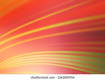 Light Orange vector abstract blurred background. Modern geometrical abstract illustration with gradient. A completely new design for your business.