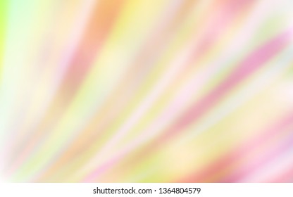Light Orange vector abstract blurred background. Glitter abstract illustration with gradient design. New way of your design.