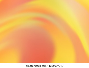 Light Orange vector abstract blurred pattern. Creative illustration in halftone style with gradient. Brand new style for your business design.