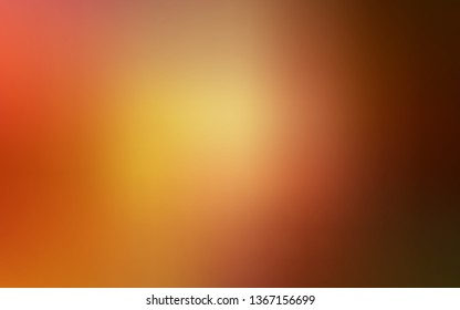 Light Orange vector abstract blurred background. Colorful abstract illustration with gradient. New way of your design.