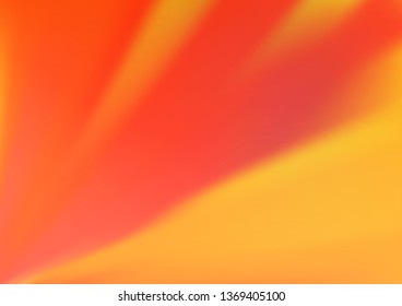 Light Orange vector abstract blurred background. Modern geometrical abstract illustration with gradient. Brand new style for your business design.