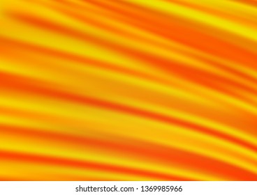 Light Orange vector abstract blurred template. A vague abstract illustration with gradient. The best blurred design for your business.