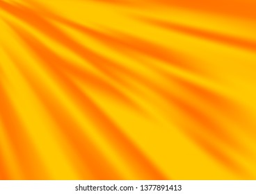 Light Orange vector abstract blurred template. A completely new color illustration in a bokeh style. Brand new design for your business.