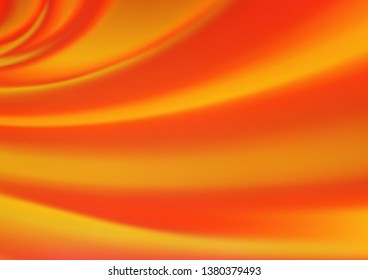 Light Orange vector abstract blurred template. Creative illustration in halftone style with gradient. The template for backgrounds of cell phones.