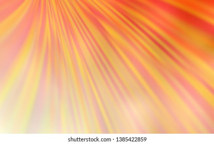 Light Orange vector abstract blurred background. Creative illustration in halftone style with gradient. New way of your design.