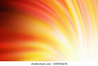 Light Orange vector abstract blurred background. Glitter abstract illustration with gradient design. The best blurred design for your business.